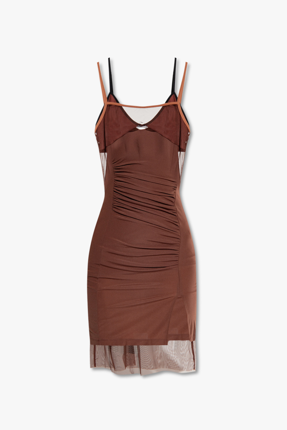 Helmut lang sales ruched slip dress